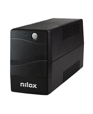 NILOX TECH - UPS Premium Line INTERACTIVE 1200VA, connessione USB-A, 2 Prese dï¿½uscita pr